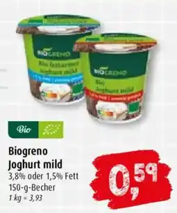 Markant Biogreno Joghurt mild Angebot