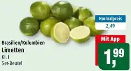 Markant Brasilien/Kolumbien Limetten Angebot