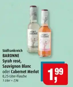 Markant BARONNE Syrah rosé, Sauvignon Blanc oder Cabernet Merlot Angebot