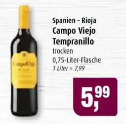 Markant Spanien - Rioja Campo Viejo Tempranillo Angebot
