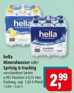 Markant hella Mineralwasser oder Spritzig & Fruchtig Angebot