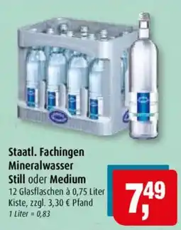 Markant Staatl. Fachingen Mineralwasser Angebot