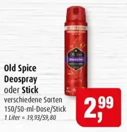 Markant Old Spice Deospray Angebot