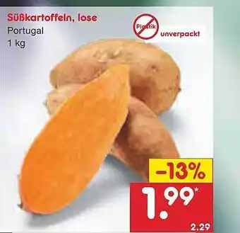 Netto Marken-Discount Süßkartoffeln, Lose Angebot