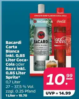 Netto Bacardi carta blanca oder razz Angebot