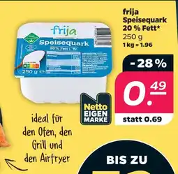 Netto Frija speisequark 20 % fett Angebot