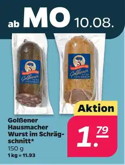 Netto Golßener hausmacher wurst im schrägschnitt Angebot