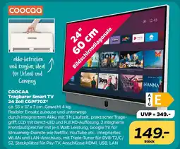 Netto Coocaa tragbarer smart tv cgpf70z Angebot