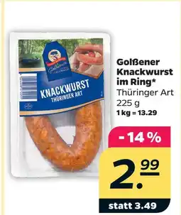 Netto Golßener knackwurst im ring Angebot