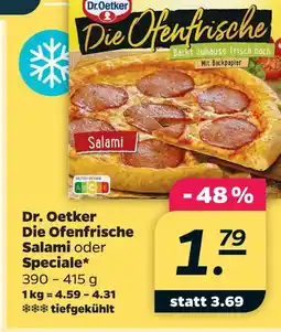 Netto Dr. oetker die ofenfrische salami oder speciale Angebot