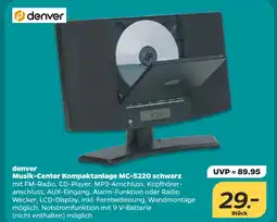 Netto Denver musik-center kompaktanlage mc-5220 Angebot