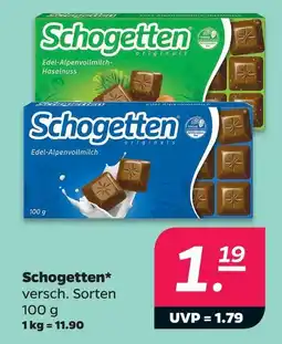 Netto Schogetten schokolade Angebot