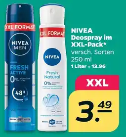 Netto Nivea deospray im xxl-pack Angebot