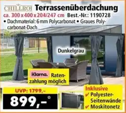 Norma CHILLROI Terrassenüberdachung Angebot