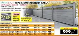 Norma WPC-Sichtschutzzaun VALLA Angebot