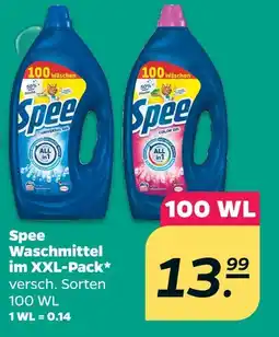 Netto Spee waschmittel im xxl-pack Angebot