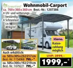 Norma Wohnmobil-Carport GreenYard Angebot