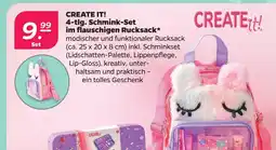 Netto Create it! 4-tlg. schmink-set im flauschigen rucksack Angebot