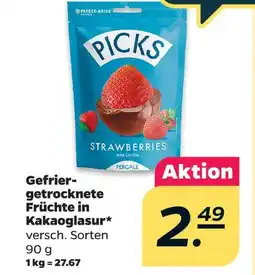 Netto Picks gefrier-getrocknete früchte in kakaoglasur Angebot