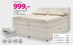 Mömax Boxspringbett "FANO" Angebot