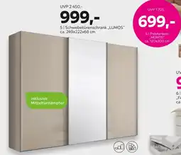 Mömax Schwebetürenschrank LUMOS Angebot