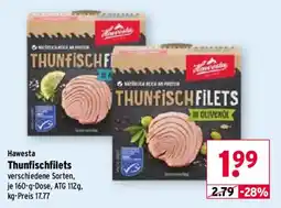 Wasgau Hawesta Thunfischfilets Angebot