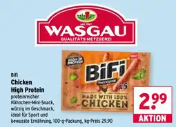 Wasgau Bifi Chicken High Protein Angebot