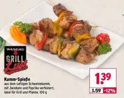 Wasgau WASGAU GRILL Lust Kamm-Spieße Angebot