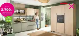 Mömax Nobilia Einbauküche ohne Geräte, Nischenrückwand und Zubehör Angebot