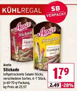 Wasgau Aoste Stickado Angebot