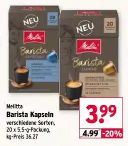 Wasgau Melitta Barista Kapseln Angebot