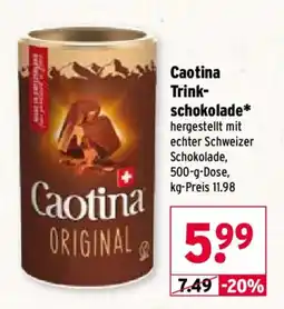 Wasgau Caotina Trinkschokolade Angebot