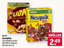 Wasgau Nestlé Cerealien Angebot