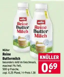 Wasgau Müller Reine Buttermilch Angebot