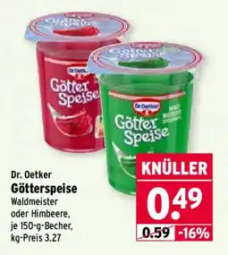 Wasgau Dr. Oetker Götterspeise Angebot