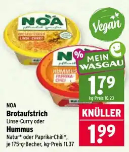 Wasgau NOA Brotaufstrich Angebot