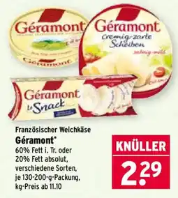 Wasgau Französischer Weichkäse Géramont Angebot