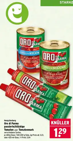 Wasgau Oro di Parma passierte/stückige Tomaten oder Tomatenmark Angebot