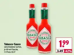 Wasgau Tabasco-Sauce Angebot