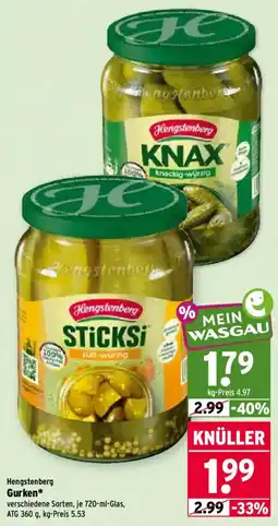 Wasgau Hengstenberg STiCKSi Angebot