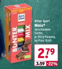 Wasgau Ritter Sport Minis* Angebot