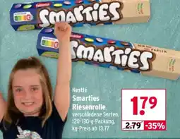 Wasgau Nestlé Smarties Riesenrolle Angebot