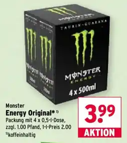 Wasgau Monster Energy Original Angebot