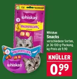 Wasgau Whiskas Snacks Angebot
