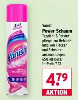 Wasgau Vanish Power Schaum Angebot