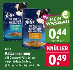 Wasgau Felix Katzenfutter Angebot