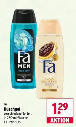 Wasgau Fa Duschgel Angebot