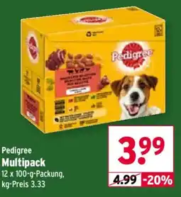 Wasgau Pedigree Multipack Angebot