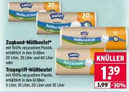 Wasgau swirl Zugband-Müllbeutel Angebot