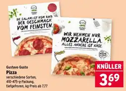 Wasgau Gustavo Gusto Pizza Angebot
